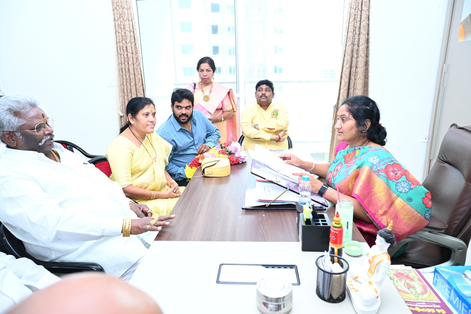 ఆర్యవైశ్యుల అభివృద్ధే లక్ష్యం రాష్ట్ర బీసీ సంక్షేమ శాఖ మంత్రి సవిత